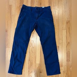 Banana Republic Rapid Movement Chino Pants Mens 34x34 Blue Aiden Pant